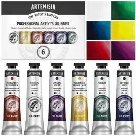 pentart-artemisia-farby-olejne-zestaw-6x20ml