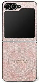 etui-guess-4g-classic-magsafe-do-samsung-galaxy-z-flip7-rozowy