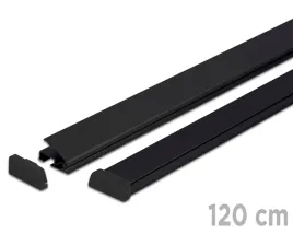 czarna-listwa-plakatowa-aluminiowa-120-cm-z-zawieszkami-szybka-wymiana