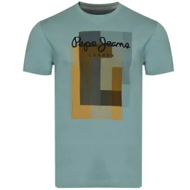 t-shirt-meski-pepe-jeans-oldwive-pm508942-zielony