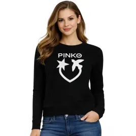 bluza-damska-pinko-up-fleece-f4pibgsw095-czarna