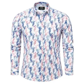 koszula-meska-blekitna-w-rozowo-niebieskie-wzory-slim-fit