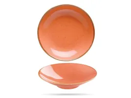 talerz-na-stopie-amber-26-cm-talerz-gleboki-pomaranczowy-seasons-porland