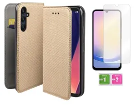 etui-z-klapka-do-samsung-galaxy-a15-5g-zloty-magnet-case-szklo-na-ekran