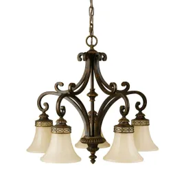 lampa-wiszaca-fe-drawing-room5-klosze-na-lancuchu-brazowe