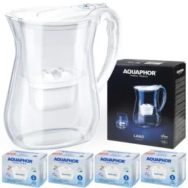 dzbanek-filtrujacy-aquaphor-lago-38-l-bialy-4x-wklad-maxfor