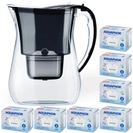 dzbanek-filtrujacy-aquaphor-lago-3-8l-czarny-7x-wklad-maxfor