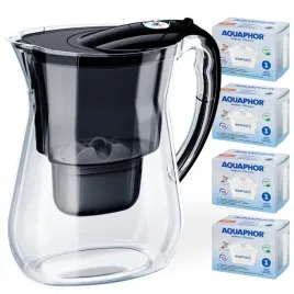 dzbanek-filtrujacy-aquaphor-lago-3-8l-czarny-4x-wklad-maxfor