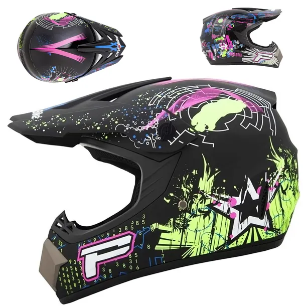 KASK MOTOCYKLOWY CROSS NA ENDURO QUAD PITBIKE ATV ROWER BMX HULAJNOGA S