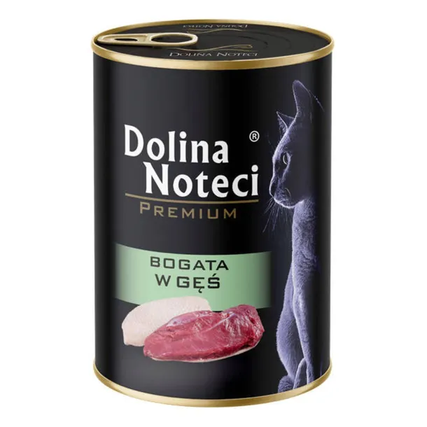 Dolina Noteci Bogata w Gęś Mokra Karma Dla Kota 400g