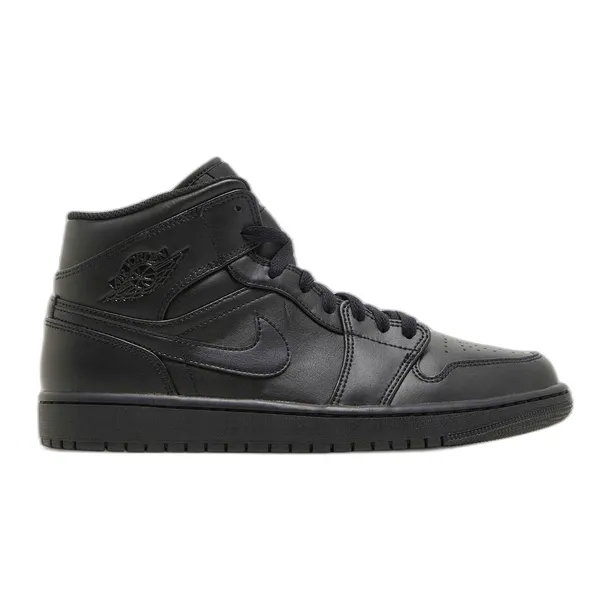 Nike Air Jordan 1 Mid sneakersy buty męskie czarne 554724-093 rozmiar 44