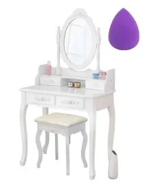 toaletka-tl01-kosmetyczna-z-lustrem-w-zestawie-taboret-gratis-biala
