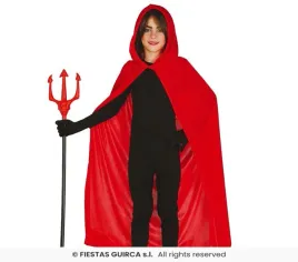 peleryna-dziecieca-diabla-superbohatera-czerwona-dluga-z-kapturem
