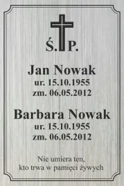 tablica-nagrobna-20x30cm-dibond-szczotka-srebrna-s2-30-x-20-cm