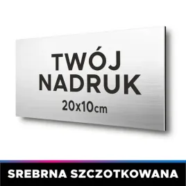 tabliczka-szyld-twoj-dowolny-nadruk-20x10cm-dibond-srebrny-szczotkowany