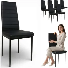 6-krzesel-zestaw-tapicerowane-czarny-przeszywane-kuchnia-salon-nowoczesne