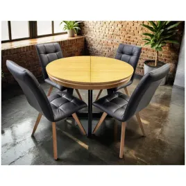stol-loft-iv-4-krzesla-kw110-skora-naturalna