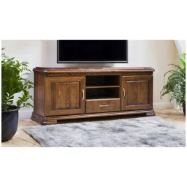 komoda-rtv-debowa-dab-naturalny-do-salonu-meble-classic-165-cm-funkcjonalna
