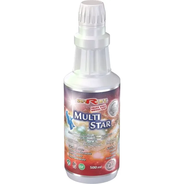MULTI STAR 500 ml – Witaminy, Minerały, Aminokwasy i Enzymy w płynie