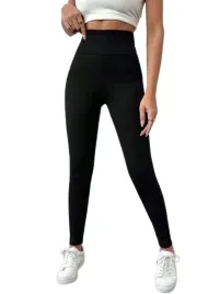legginsy-damskie-czarne-klasyczne-prazkowane-s-lrf