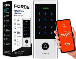 force-klawiatura-kodowa-do-bramy-kp-1ch-rfid-s-wifi-tuya-szyfrator-rfid