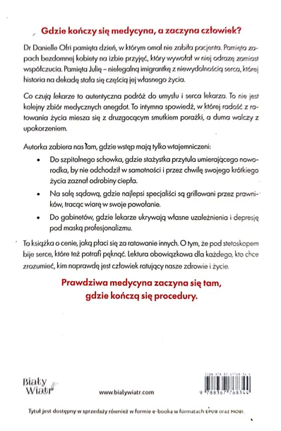 co-czuja-lekarze-danielle-ofri-tytul-co-czuja-lekarze