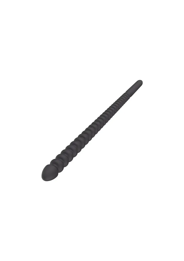 ribbed-penis-dilator-set-2-pcs-black