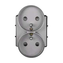 modul-gniazdko-elektryczne-szklane-podwojne-kontakt-16a