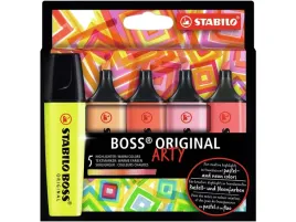 zakreslacze-stabilo-boss-arty-zestaw-5-cieplych-kolorow