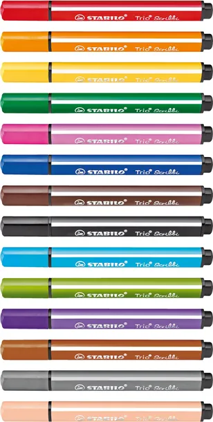 flamaster-trio-scribbi-stabilo-368-957-blekitny-kolor-odcienie-niebieskiego