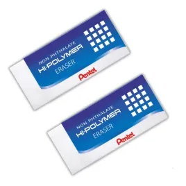 gumka-pentel-hi-polymer-zeh03-biala-2szt