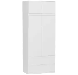 biala-szafa-garderobiana-o-szerokosci-90cm-z-nadstawka-b-9n