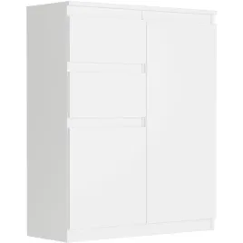 biala-komoda-o-szerokosci-98cm-wyposazona-w-2-szuflady-model-s2