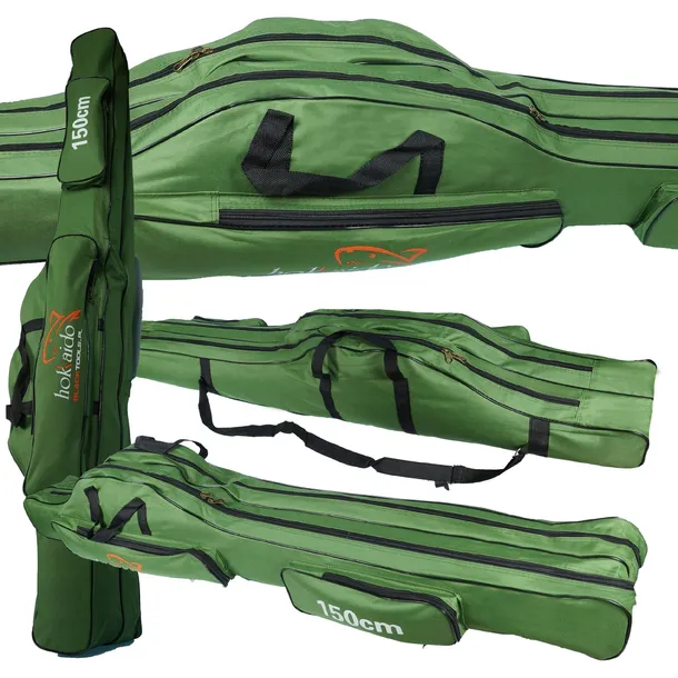 TORBA POKROWIEC WĘDKA 2+2 komory 150cm HOKKAIDO DLA WĘDKARZA