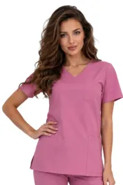 bluza-medyczna-brudny-roz-casual-premium-roz-s