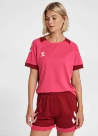hummel-t-shirt-sportowy-damski-rozowy-m-2z9