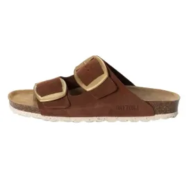bayton-brazowe-skorzane-klapki-casual-z-klamrami-39-3de