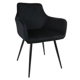 fotel-dankor-design-lizbona-welur-czarny-nogi-czarne