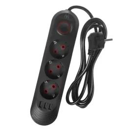 listwa-zasilajaca-maclean-mce394-b-przedluzacz-3gniazda-3xusb-110-240v
