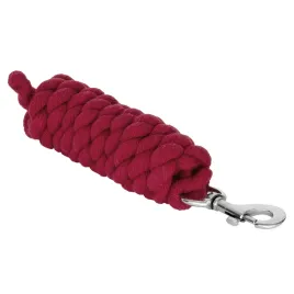 uwiaz-dla-konia-alpaki-start-cottonwave-200cm-wygodny-karabinczyk-czerwony