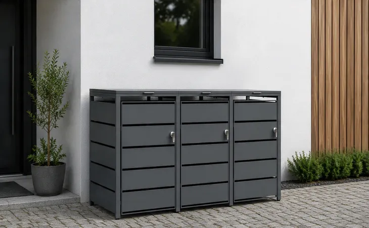 NOWA OBUDOWA, ZABUDOWA KOSZA NA ŚMIECI 3 x 120l | binBOX