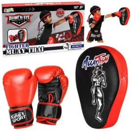 zestaw-sportowy-bokserski-rekawice-lapa-treningowa-2w1-muay-thai-lean-toys