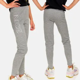 legginsy-getry-dziewczece-bawelniane-dlugie-ozdobny-napis-nadruk-szare-122