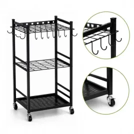 organizer-stojak-na-narzedzia-ogrodowe-czarny-sz58