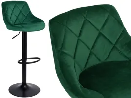 hoker-krzeslo-barowe-cydro-black-ciemnozielone-velvet