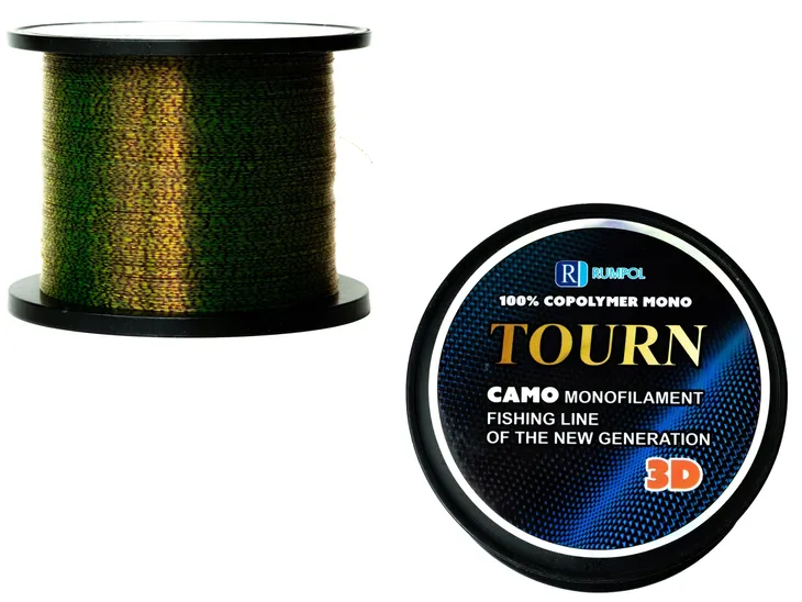 ŻYŁKA RUMPOL 3D TOURN 1000M 0.35MM 22KG KARPIOWA KAMUFLAŻ 5250296