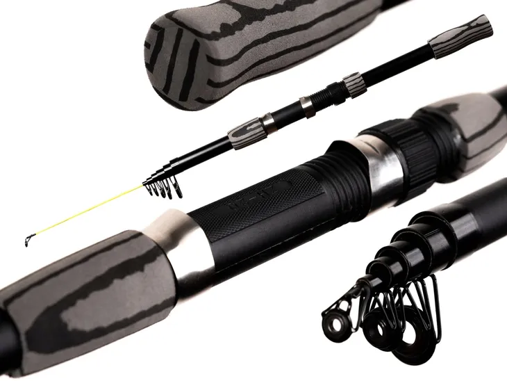 WĘDKA TELESKOPOWA TELESPIN 3.6M 40-80G CARBON 110017