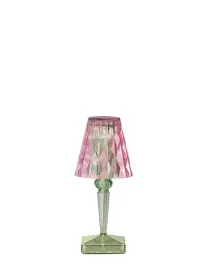 lampa-stolowa-kartell-battery-rozowa-mietowa-wysokosc-30-cm