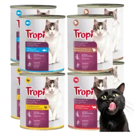 tropi-mokra-karma-puszki-zestaw-dla-kota-mix-4-smakow-8x830g
