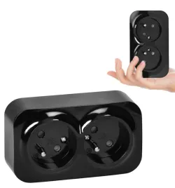 gniazdo-podwojne-natynkowe-todo-z-bolcem-uziemieniem-16a-230vac-ip20-czarne